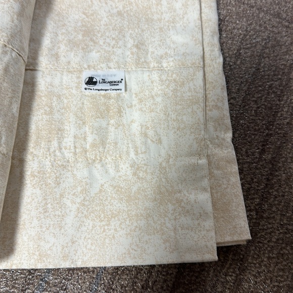 Longaberger sandstone valance. EUC - Picture 2 of 2